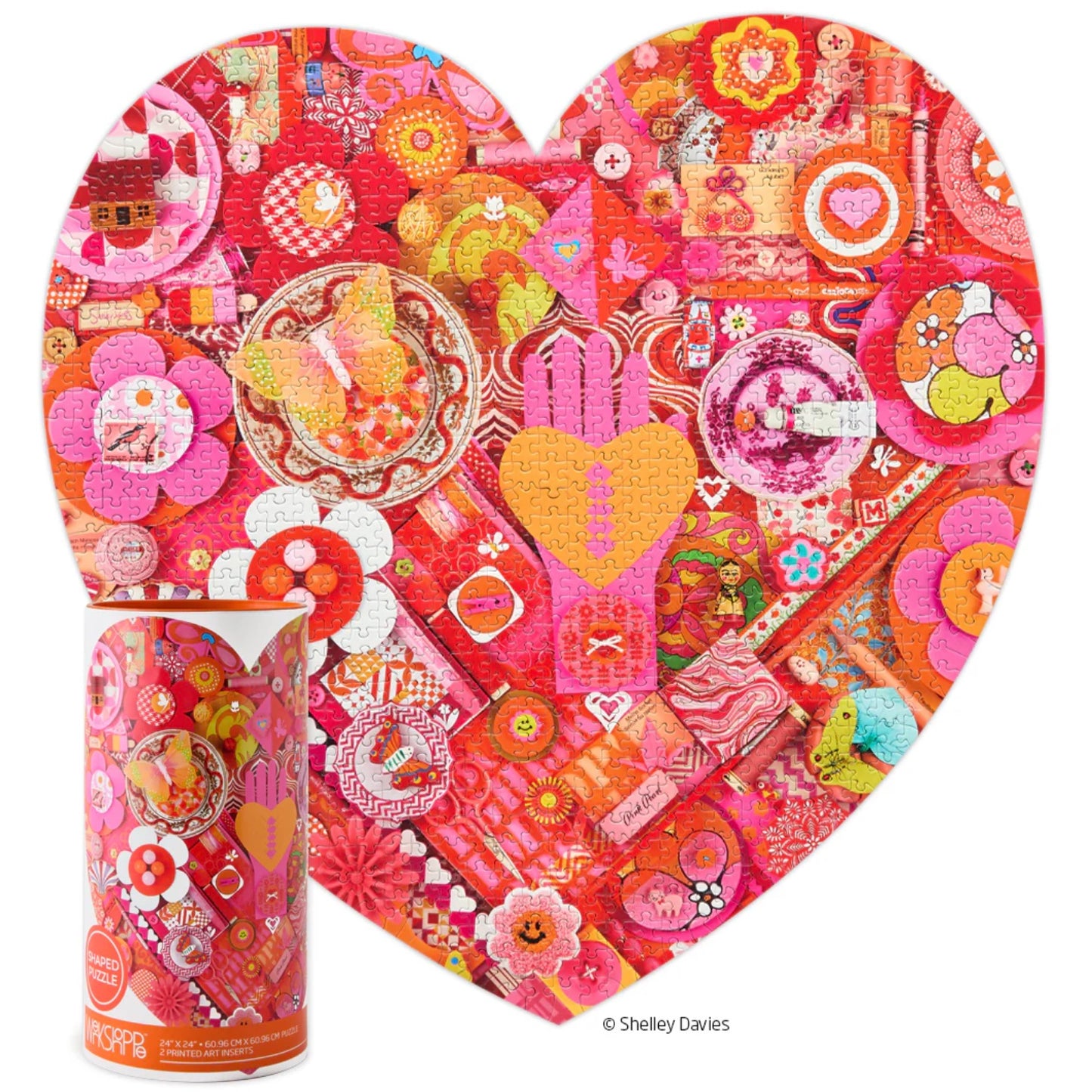 Heart Collage Jigsaw Puzzle 🧡