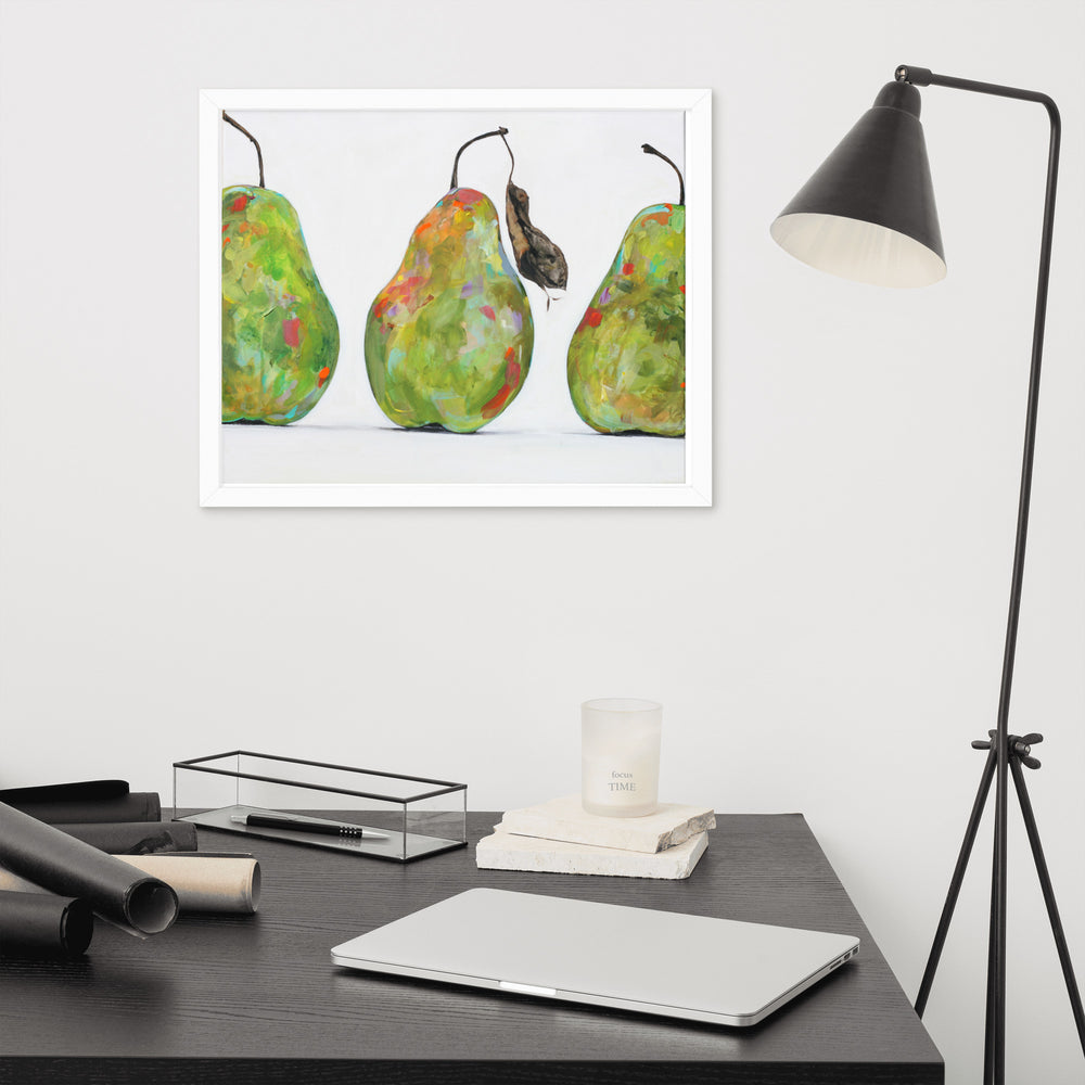 
                  
                    Three Green Pears
                  
                